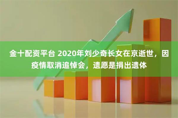 金十配资平台 2020年刘少奇长女在京逝世，因疫情取消追悼会，遗愿是捐出遗体